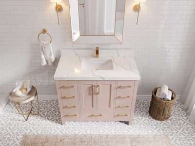 Malibu 42 in. W x 22 in. D Single Sink Bathroom Vanity