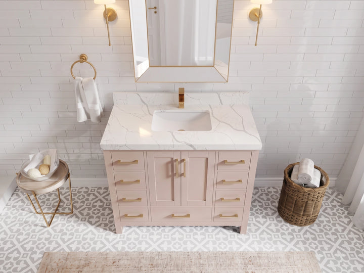 Malibu 42 in. W x 22 in. D Single Sink Bathroom Vanity - photo 10
