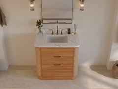 Ventura Teak 36 in. W x 22 in. D Center Sink Bathroom Vanity - photo 7