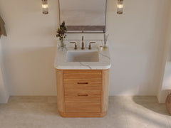 Ventura Teak 30 in. W x 22 in. D Single Sink Bathroom Vanity - photo 8