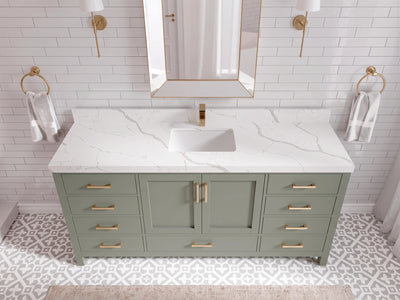 Malibu 72 in. W x 22 in. D Single Sink Bathroom Vanity