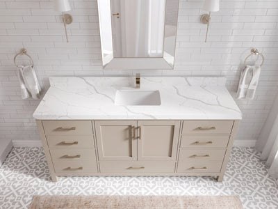 Malibu 72 in. W x 22 in. D Single Sink Bathroom Vanity