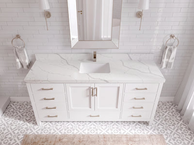 Malibu 72 in. W x 22 in. D Single Sink Bathroom Vanity