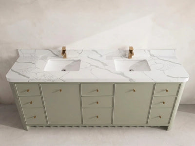 Orlando 84 in. W x 22 in. D Double Sink Bathroom Vanity