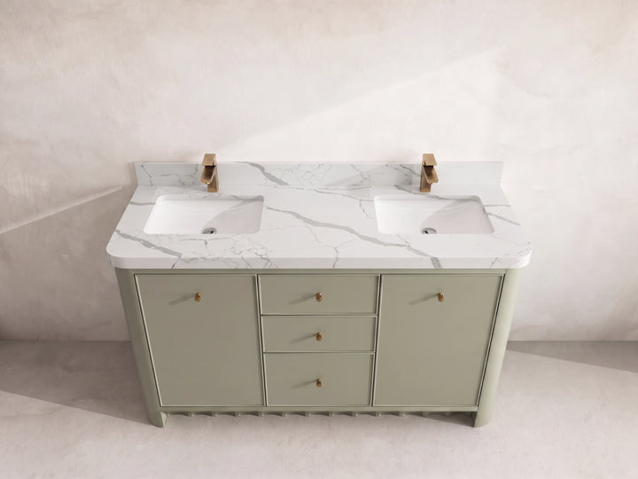 Orlando 60 in. W x 22 in. D Double Sink Bathroom Vanity - photo 8