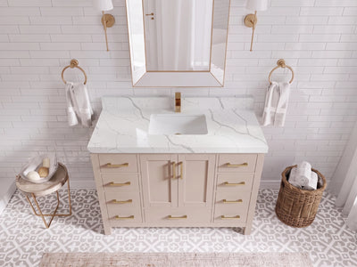 Malibu 48 in. W x 22 in. D Single Sink Bathroom Vanity
