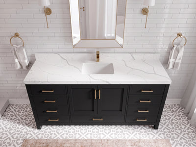 Malibu 72 in. W x 22 in. D Single Sink Bathroom Vanity