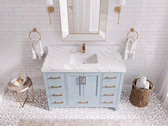 Malibu 48 in. W x 22 in. D Single Sink Bathroom Vanity - photo 12