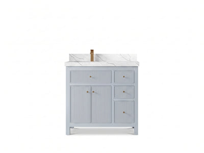 Sonoma 36 in. W x 22 in. D Left Offset Sink Bathroom Vanity