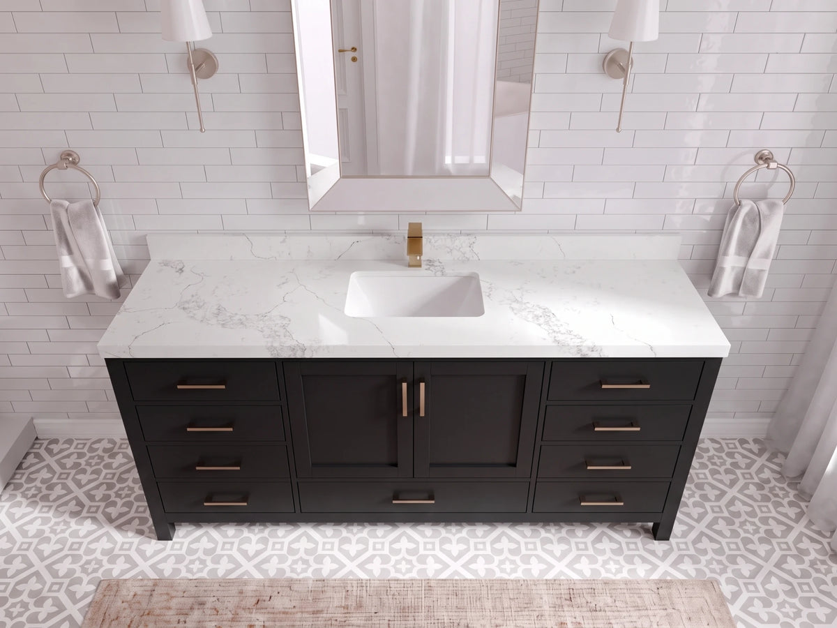 Malibu 72 in. W x 22 in. D Single Sink Bathroom Vanity