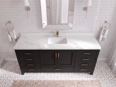 Malibu 72 in. W x 22 in. D Single Sink Bathroom Vanity