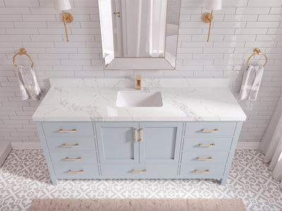 Malibu 72 in. W x 22 in. D Single Sink Bathroom Vanity
