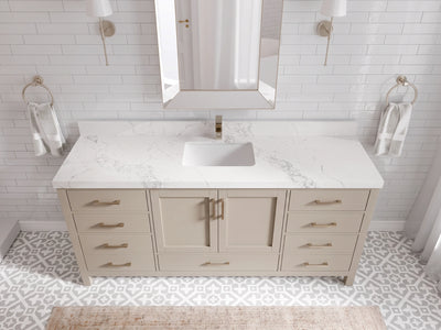 Malibu 72 in. W x 22 in. D Single Sink Bathroom Vanity