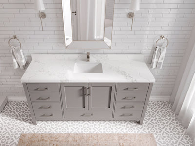 Malibu 72 in. W x 22 in. D Single Sink Bathroom Vanity