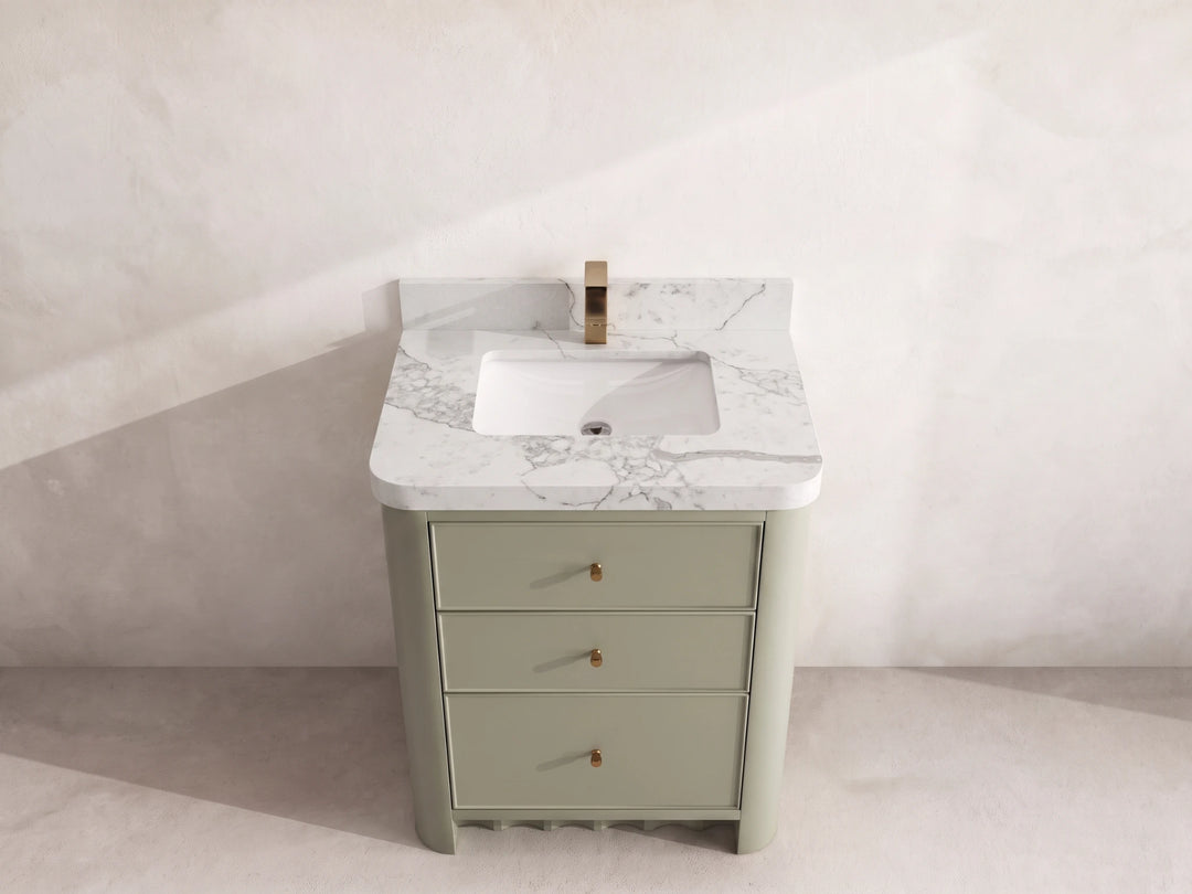 Orlando 30 in. W x 22 in. D Single Sink Bathroom Vanity | 
              
                Evergreen
                
                  
             - ORL_EGN_CA_LZ_30 - photo №11