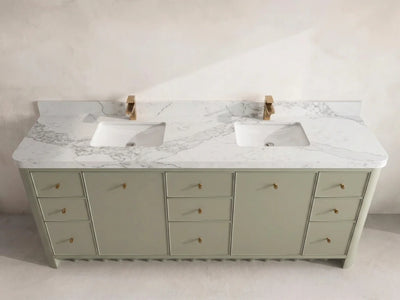 Orlando 84 in. W x 22 in. D Double Sink Bathroom Vanity