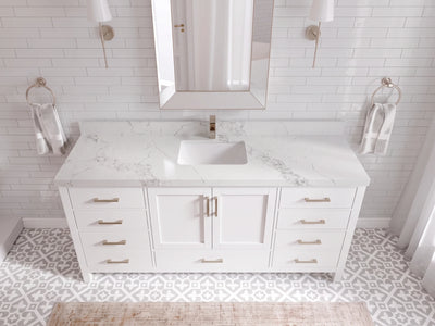 Malibu 72 in. W x 22 in. D Single Sink Bathroom Vanity
