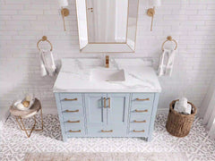 Malibu 48 in. W x 22 in. D Single Sink Bathroom Vanity - photo 13