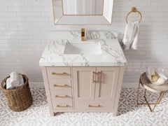 Malibu 36 in. W x 22 in. D with Center Sink Bathroom Vanity - photo 10