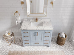 Malibu 42 in. W x 22 in. D Single Sink Bathroom Vanity - photo 12