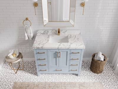 Malibu 42 in. W x 22 in. D Single Sink Bathroom Vanity