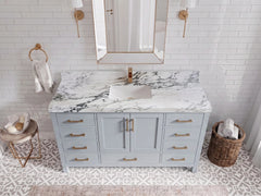 Malibu 60 in. W x 22 in. D Single Sink Bathroom Vanity - photo 8