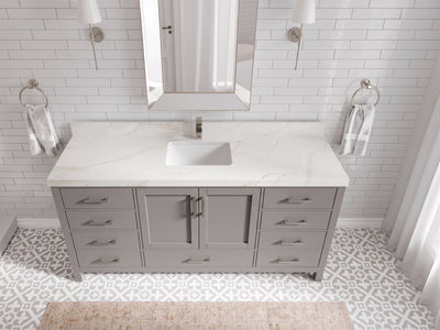 Malibu 72 in. W x 22 in. D Single Sink Bathroom Vanity