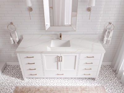 Malibu 72 in. W x 22 in. D Single Sink Bathroom Vanity