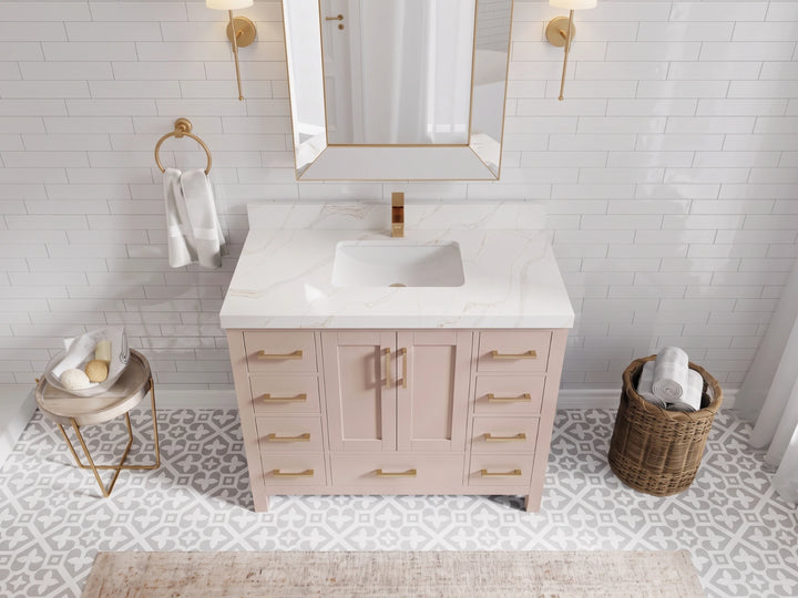 Malibu 42 in. W x 22 in. D Single Sink Bathroom Vanity - photo 13