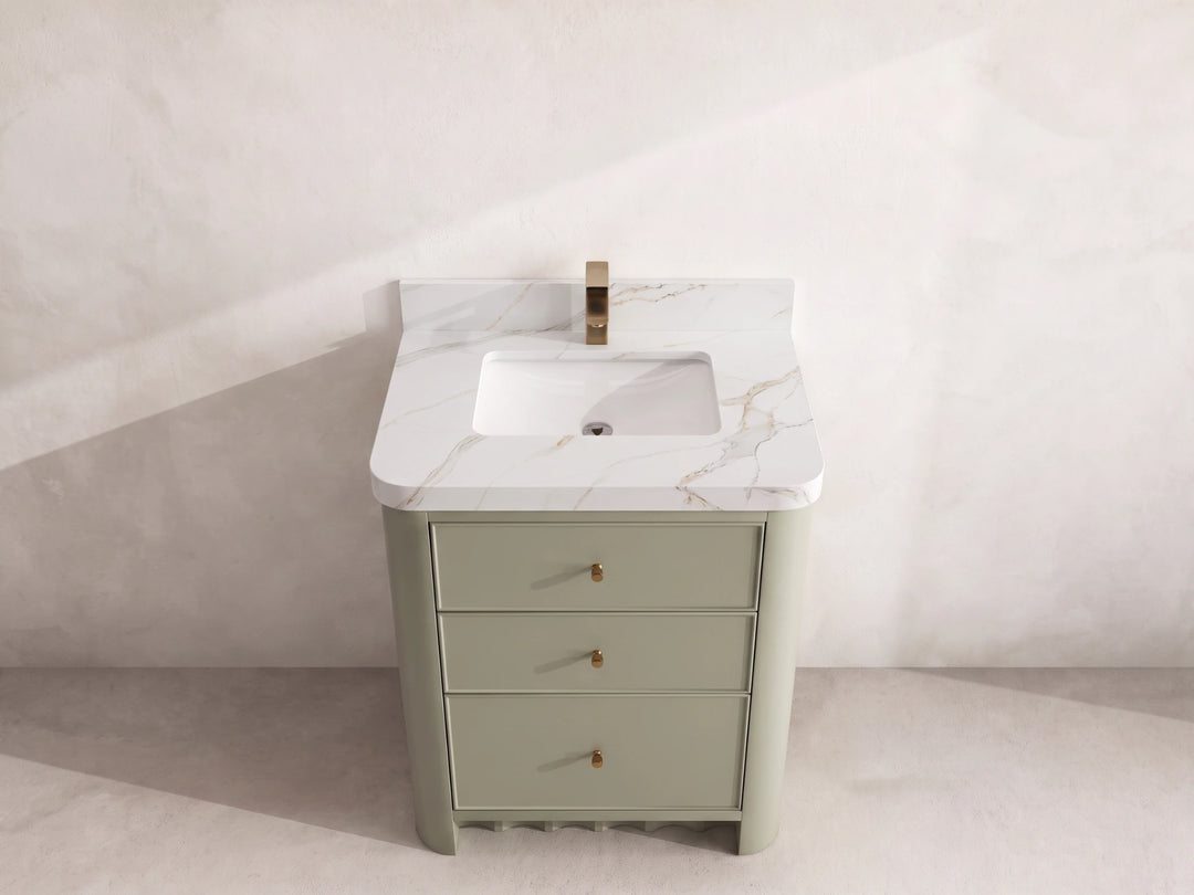 Orlando 30 in. W x 22 in. D Single Sink Bathroom Vanity | 
              
                Evergreen
                
                  
             - ORL_EGN_CA_LZ_30 - photo №15