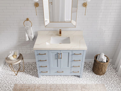 Malibu 42 in. W x 22 in. D Single Sink Bathroom Vanity