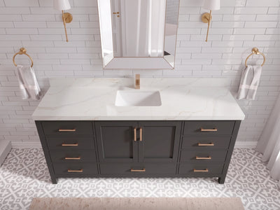 Malibu 72 in. W x 22 in. D Single Sink Bathroom Vanity