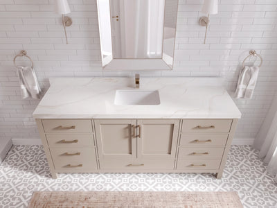 Malibu 72 in. W x 22 in. D Single Sink Bathroom Vanity