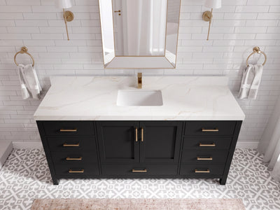 Malibu 72 in. W x 22 in. D Single Sink Bathroom Vanity