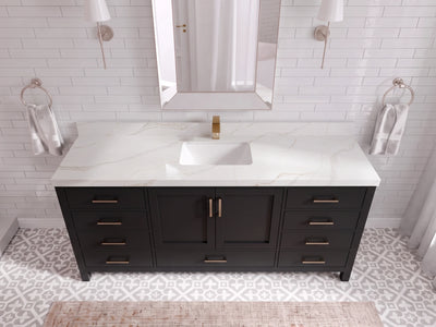 Malibu 72 in. W x 22 in. D Single Sink Bathroom Vanity