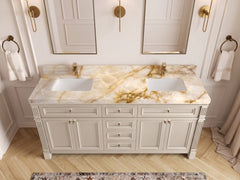 Paris 72 in. W x 22 in. D Double Sink Bathroom Vanity - photo 32
