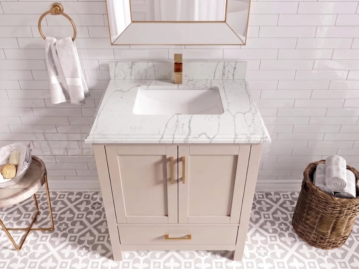 Malibu 30 in. W x 22 in. D Single Sink Bathroom Vanity - photo 36