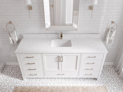 Malibu 72 in. W x 22 in. D Single Sink Bathroom Vanity