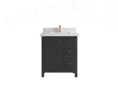Sonoma 30 in W x 22 in D Reeded Free Standing Single Sink Bathroom Vanity