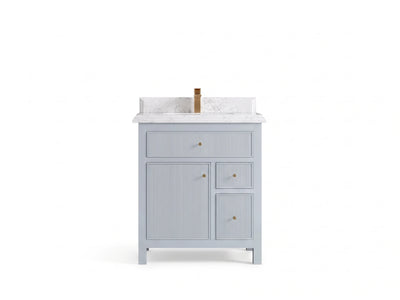 Sonoma 30 in W x 22 in D Reeded Free Standing Single Sink Bathroom Vanity