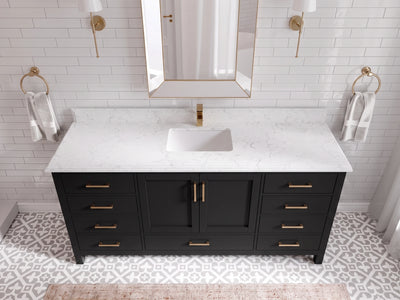 Malibu 72 in. W x 22 in. D Single Sink Bathroom Vanity