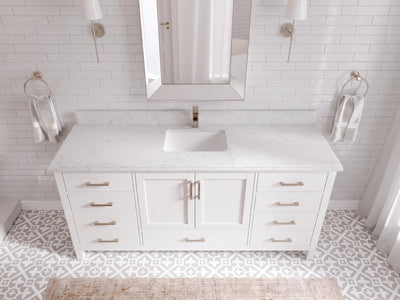 Malibu 72 in. W x 22 in. D Single Sink Bathroom Vanity