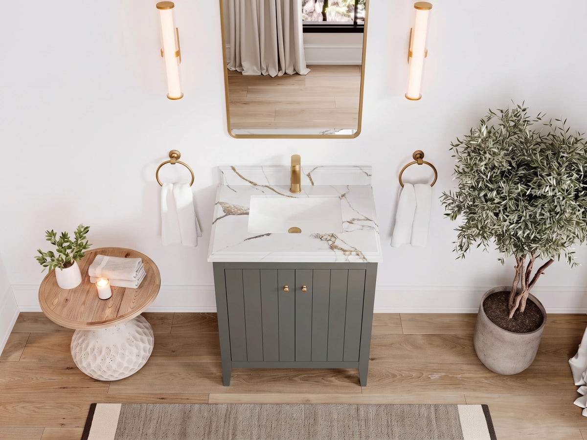 Atlanta 30 in. W x 22 in. D Single Sink Bathroom Vanity