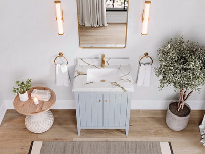 Atlanta 30 in. W x 22 in. D Single Sink Bathroom Vanity