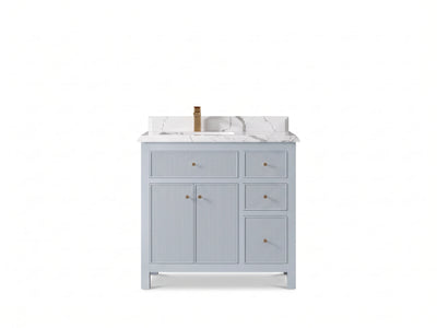 Sonoma 36 in. W x 22 in. D Left Offset Sink Bathroom Vanity