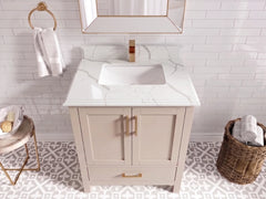 Malibu 30 in. W x 22 in. D Single Sink Bathroom Vanity - photo 37