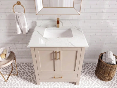 Malibu 30 in. W x 22 in. D Single Sink Bathroom Vanity