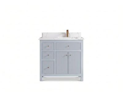 Sonoma 36 in. W x 22 in. D Right Offset Sink Bathroom Vanity