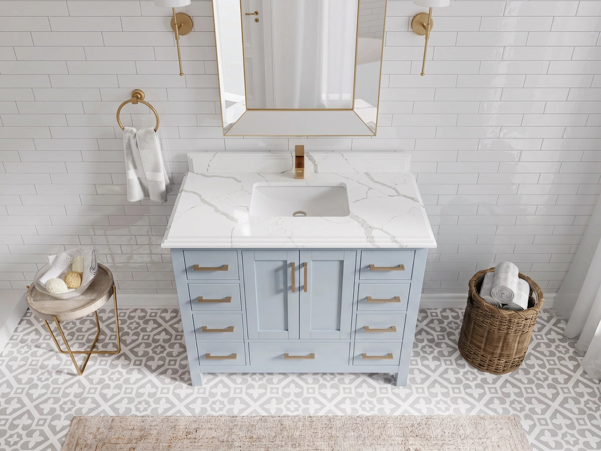 Malibu 42 in. W x 22 in. D Single Sink Bathroom Vanity