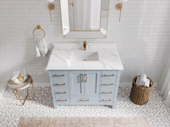 Malibu 42 in. W x 22 in. D Single Sink Bathroom Vanity - photo 4